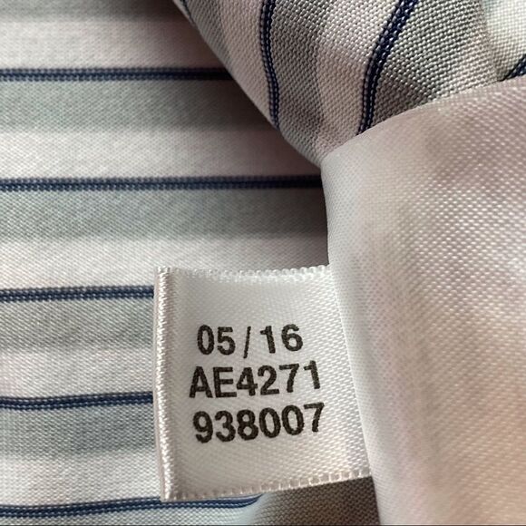 Adidas Striped Polo Size Medium - Picture 5 of 10